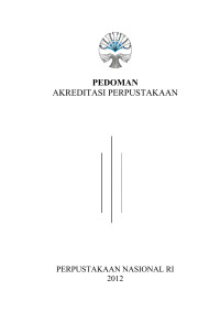 Image of Pedoman akreditasi perpustakaan