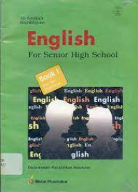 Image of English for  high senior   book 1