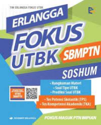 Image of Erlangga Fokus UTBK SBMPTN SOSHUM