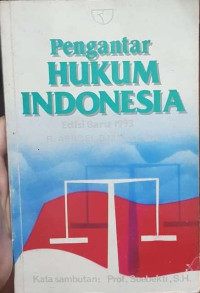 Image of Pengantar Hukum Indonesia Edisi Baru 1993