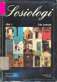 Image of Sosiologi : Jilid 1 edisi keenam