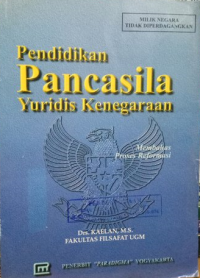 Image of Pendidikan pancasila : yuridis kenegaraan